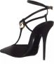 Saint Laurent Pumps & high heels Luna Slingback Pumps In Crepe Satin in zwart - Thumbnail 2