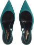 Saint Laurent Pumps & high heels Slingback-Pumps in groen - Thumbnail 2