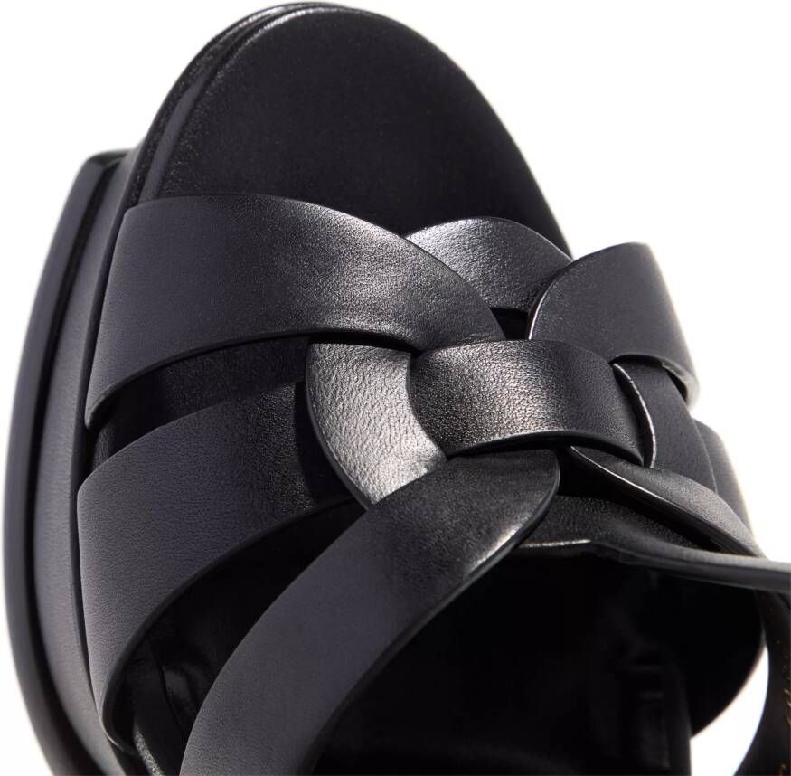 Saint Laurent Pumps & high heels Tribute 130 Plateau Sandals Leather in zwart
