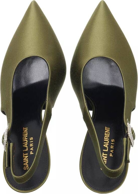 Saint Laurent Pumps & high heels Yasmeen Slingback Pumps in groen