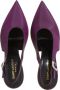 Saint Laurent Pumps & high heels Yasmeen Slingback Pumps Shantung in paars - Thumbnail 2