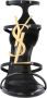 Saint Laurent Sandalen Cassandra Sandals In Patent Leather Black in zwart - Thumbnail 4