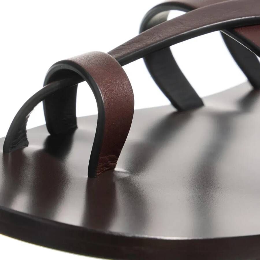 Saint Laurent Sandalen Culver Slides in bruin