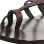 Saint Laurent Sandalen Culver Slides in bruin - Thumbnail 2