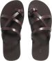 Saint Laurent Sandalen Culver Slides in bruin - Thumbnail 3