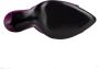 Saint Laurent Sandalen Goldie Mules In Satin Crepe Purple in paars - Thumbnail 3