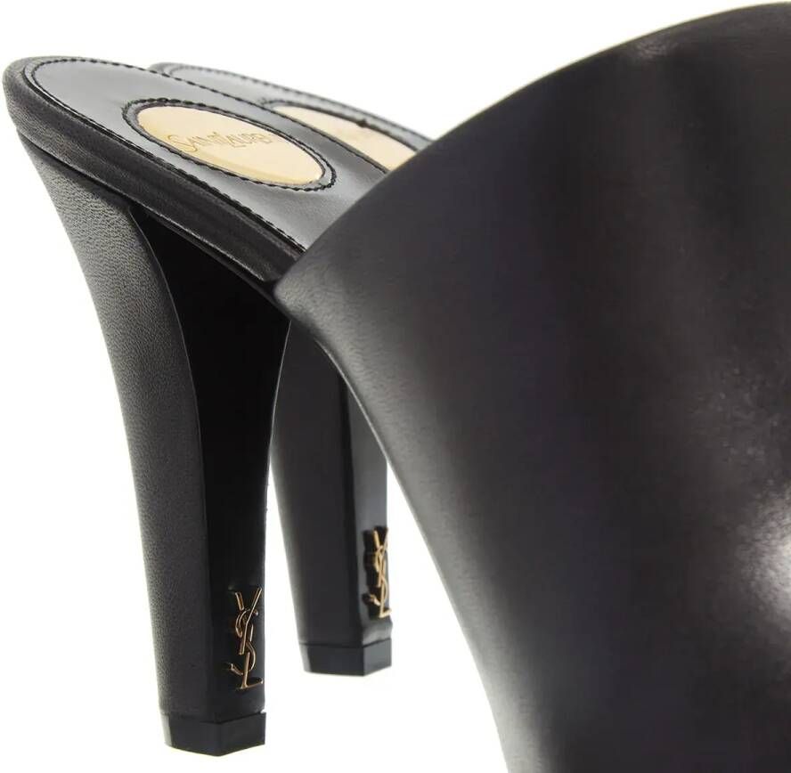 Saint Laurent Sandalen met hak Jill Mule in zwart