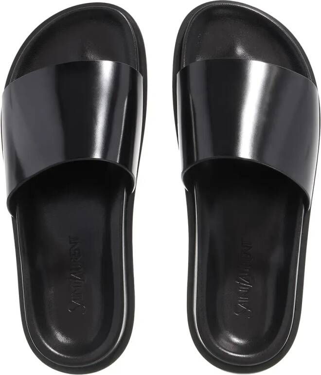 Saint Laurent Sandalen Nichols Slides in zwart