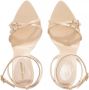 Saint Laurent Sandalen Sandals In Crepe Satin in beige - Thumbnail 2