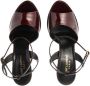 Saint Laurent Sandalen Sexy 95 Tanouk Platform Sandals in rood - Thumbnail 3