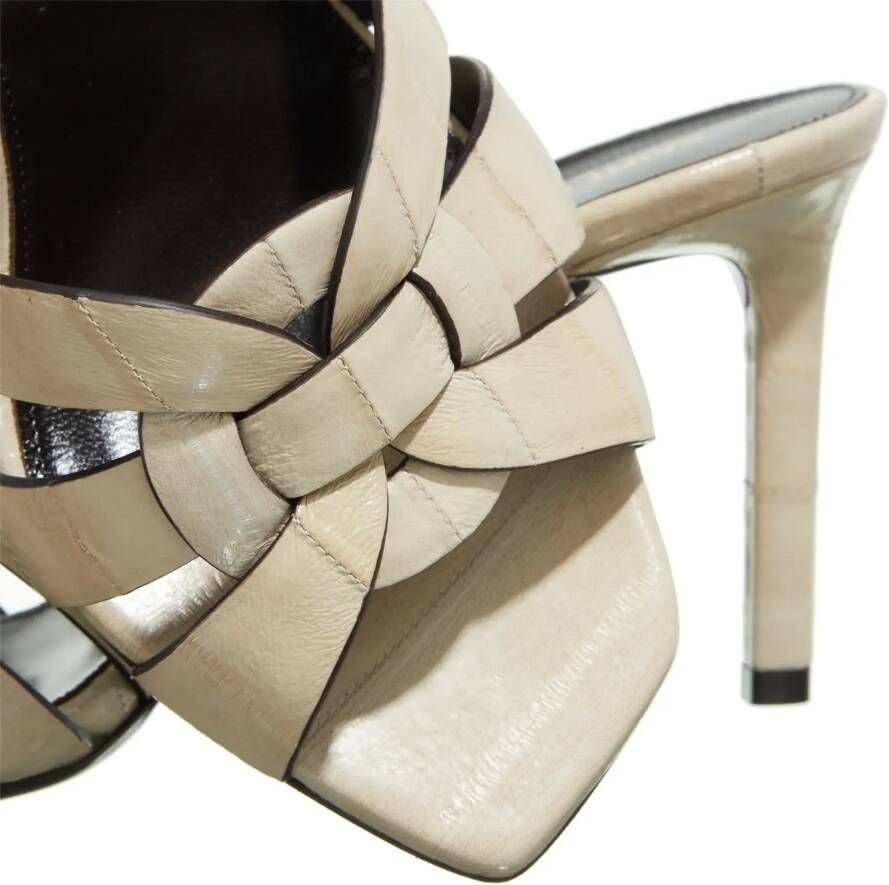 Saint Laurent Sandalen Tribute 85 Mule Sandals in crème
