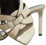 Saint Laurent Sandalen Tribute 85 Mule Sandals in crème - Thumbnail 2