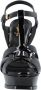 Saint Laurent Sandalen Tribute Platform Sandals In Patent Leather Black in zwart - Thumbnail 4