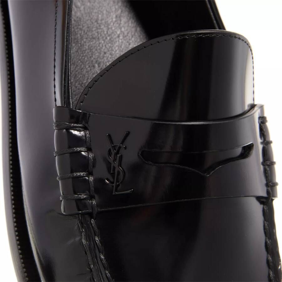 Saint Laurent Slippers & Mules Le Loafer Mocassins in zwart