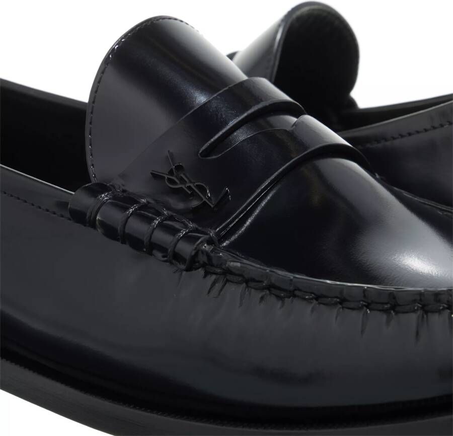Saint Laurent Slippers & Mules Le Loafer Mocassins in zwart