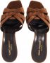Saint Laurent Slippers & Mules Tribute Mules Suede in bruin - Thumbnail 2