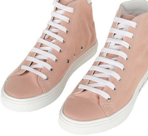 Saint Laurent Sneakers Malibu Mid Top Sneakers in poeder roze