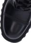 Salvatore Ferragamo Boots Glossy Black Leather Combat Boots in zwart - Thumbnail 13