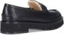 Salvatore Ferragamo "Gancini" Black Leather Loafers in zwart - Thumbnail 2