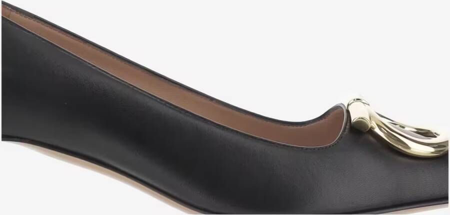 Salvatore Ferragamo Hoge hakken Gancini Maxi Pumps in zwart