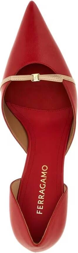 Salvatore Ferragamo Hoge hakken 'Gyoia' Pumps in rood