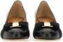 Salvatore Ferragamo Hoge hakken Leather "Vara" Shoe in zwart - Thumbnail 2