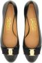 Salvatore Ferragamo Hoge hakken Leather "Vara" Shoe in zwart - Thumbnail 3