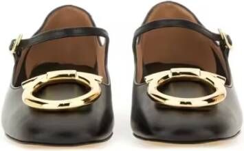 Salvatore Ferragamo Hoge hakken "Mary Jane Maxi Gancini" Shoe in zwart