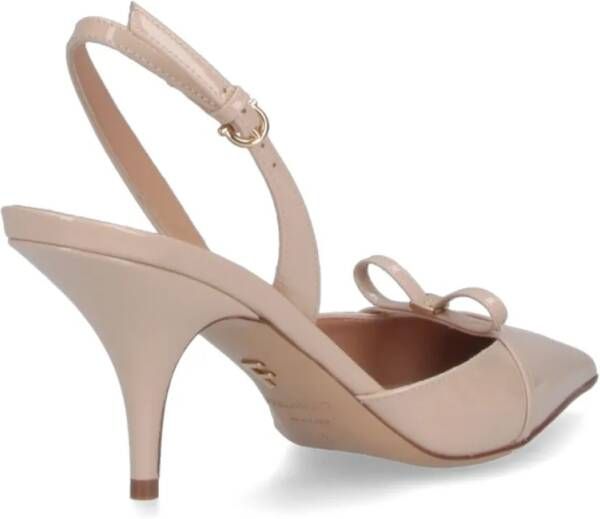 Salvatore Ferragamo Hoge hakken Slingback Pumps With Bow – Pink in roze
