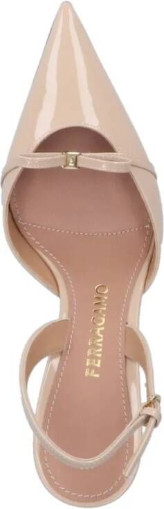 Salvatore Ferragamo Hoge hakken Slingback Pumps With Bow – Pink in roze