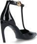 Salvatore Ferragamo Hoge hakken T-Strap' Pumps – Black in zwart - Thumbnail 13