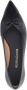Salvatore Ferragamo Pointed Toe Black Nappa Flats in zwart - Thumbnail 5