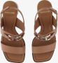 Salvatore Ferragamo Sandalen Leather Sandals With Logo in bruin - Thumbnail 7