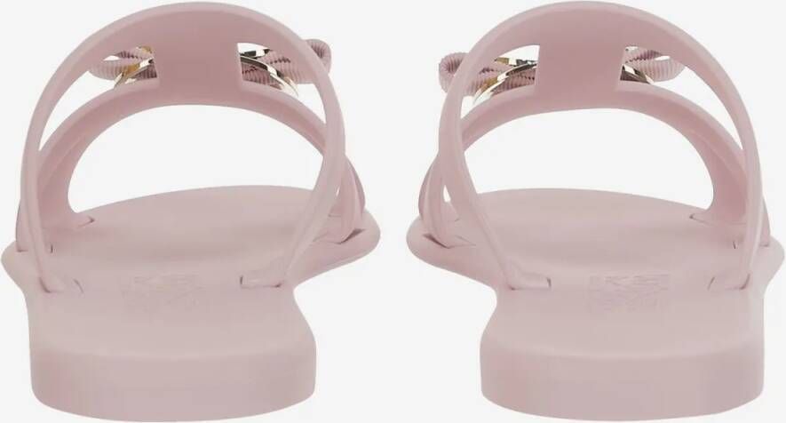 Salvatore Ferragamo Sandalen New Vara Rubber Sandals in roze