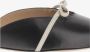 Salvatore Ferragamo Slippers & Mules Leather Mules With Bow in zwart - Thumbnail 8
