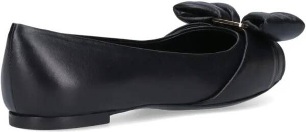 Salvatore Ferragamo Vara' Bow Ballerinas – Black in zwart