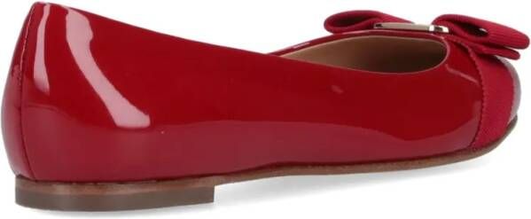 Salvatore Ferragamo Varina Ballet Flats – Red in rood