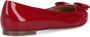 Salvatore Ferragamo Rode platte schoenen Elegant stijl Red Dames - Thumbnail 15