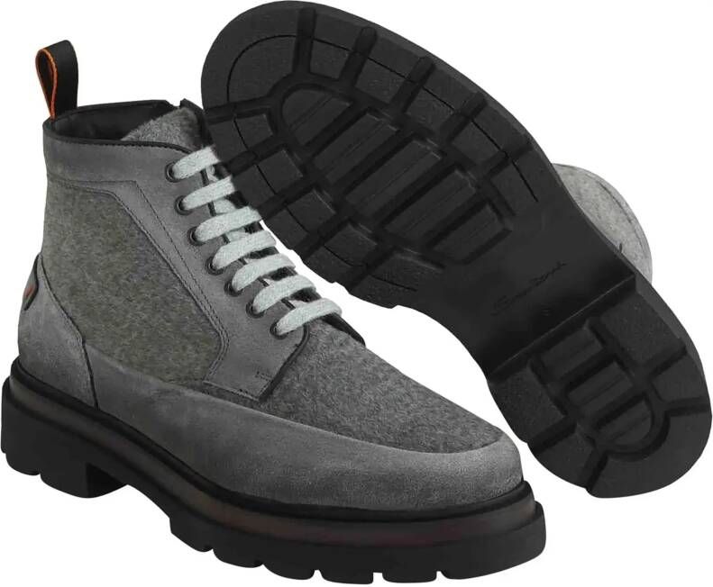 Santoni Boots Develop Suede Boots in meerkleurig