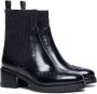 SANTONI Enkellaarsjes Dames 59557 Maat: 38 Materiaal: Leer Kleur: Zwart - Thumbnail 4