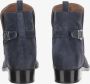 Sartore Boots Suede Ankle Boots in blauw - Thumbnail 2