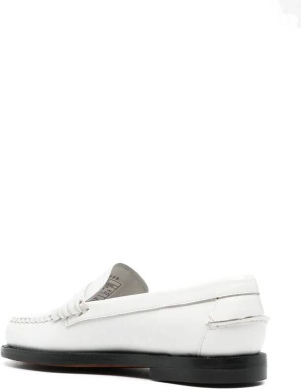Sebago Classic Dan Pigment Moccasin in wit
