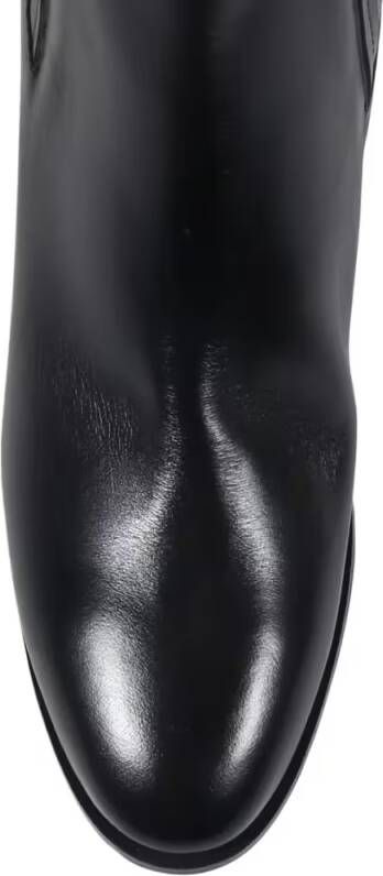 Sergio Levantesi Boots Ankle Boots With Pointed Toe And Ribbed Side Panel in zwart