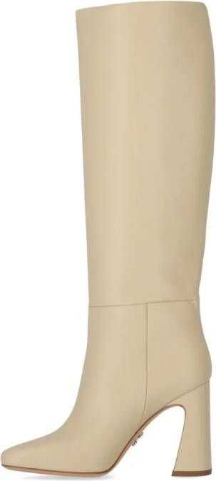 Sergio Levantesi Boots Viola Cream High Boot in wit