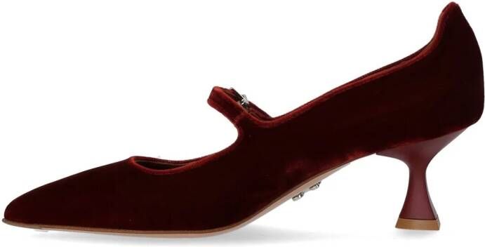 Sergio Levantesi Hoge hakken Carlotta Rust Pump in rood