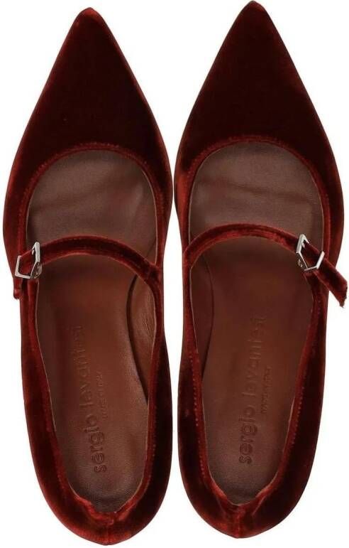 Sergio Levantesi Hoge hakken Carlotta Rust Pump in rood