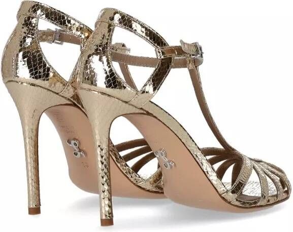Sergio Levantesi Sandalen Rita Gold Heeled Sandal in goud