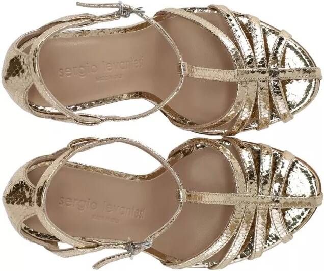 Sergio Levantesi Sandalen Rita Gold Heeled Sandal in goud
