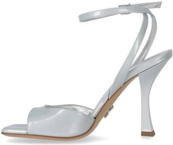 Sergio Levantesi Sandalen Tania Pearl Grey Heeled Sandal in grijs