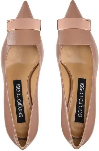 sergio rossi Hoge hakken Sr1 Pump 45 in bruin